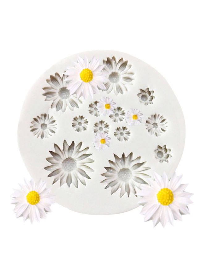 قالب من السيليكون للصلصال بتصميم جميل وقابل لإعادة الاستخدام رمادي 10x10x2سم