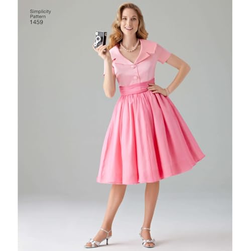 Simplicity Vintage Simplicity 1459 Vintage Fashion 1950's Women's Dress Sewing Pattern, Sizes 16-24 - Image 2