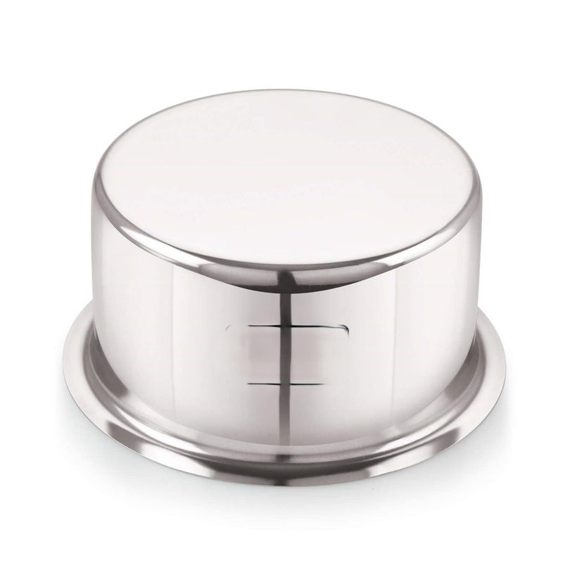 SHIFA CRAFT Stainless Steel 2 Liter Patila/Dekchi/Bhagona for Boiling Milk, Cooking Rice TOPE 2000 ML (Color - Silver) - Image 4