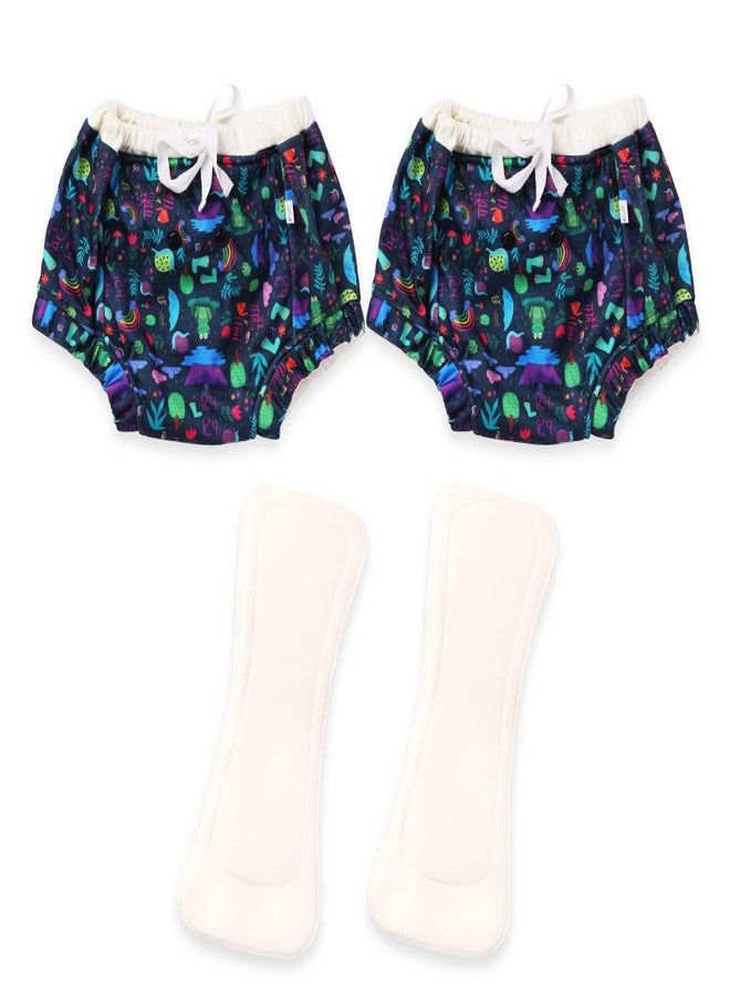 SuperBottoms Bedwetting Diapers for Older Kids (8-10 years) l Pull-Up Style Diapers to Hold Accidental Pees l Washable & Reusable l Rash Free Diapers (Pack of 2) - Image 1