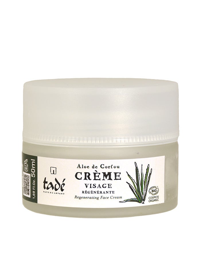 tadé PAYS DU LEVANT - ORGANIC AND NATURAL REGENERATING FACE CREAM ALOE DE CORFOU 50ML - Image 1