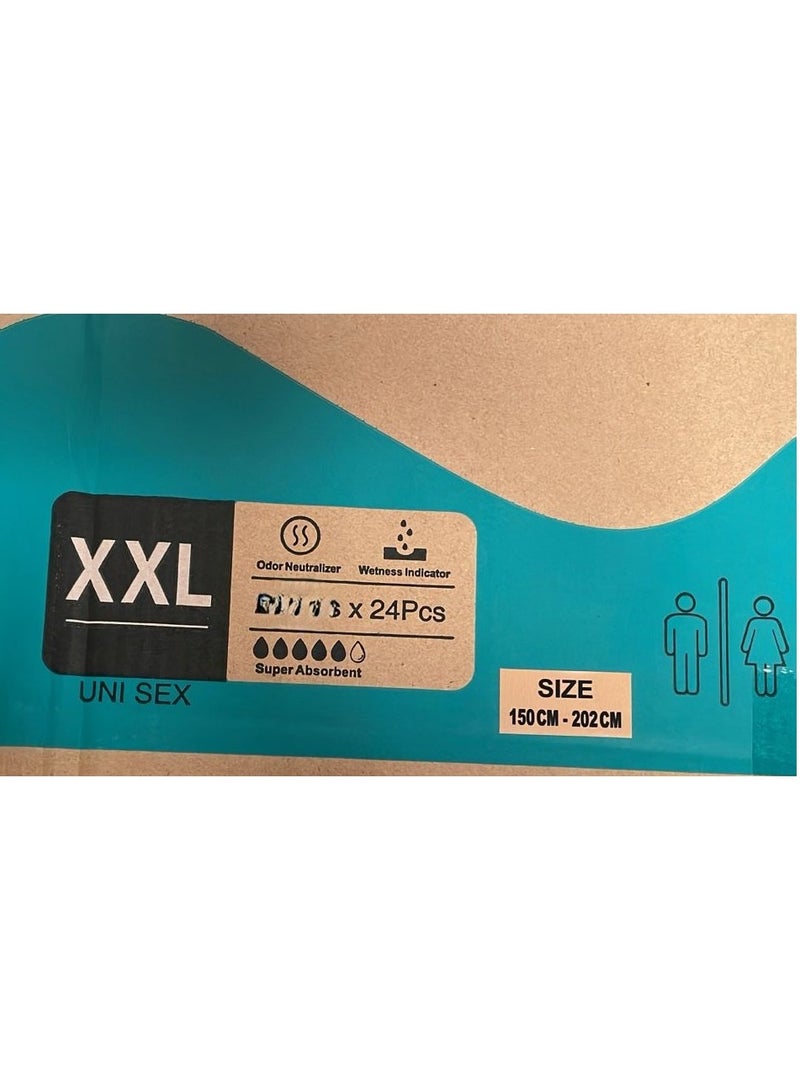 SPRING Adult diapers pants (XXL), 24 pieces, for use by men and women super absorbent size (150 cm* 202 cm ) - Image 2