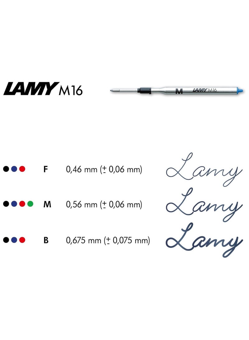 LAMY قلم حبر جاف قابل للسحب نوتو برأس متوسط حبر أزرق برميل أزرق داكن - Image 5