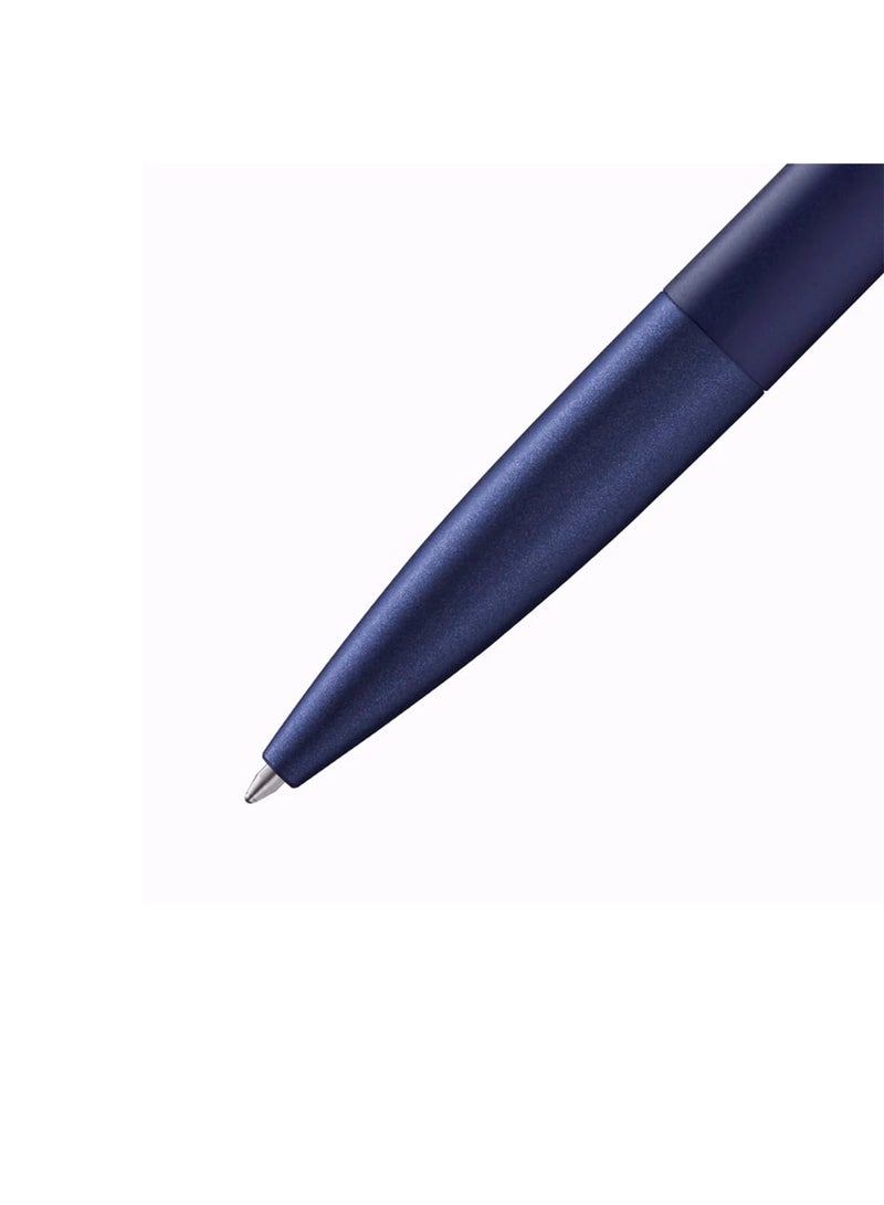 LAMY قلم حبر جاف قابل للسحب نوتو برأس متوسط حبر أزرق برميل أزرق داكن - Image 3