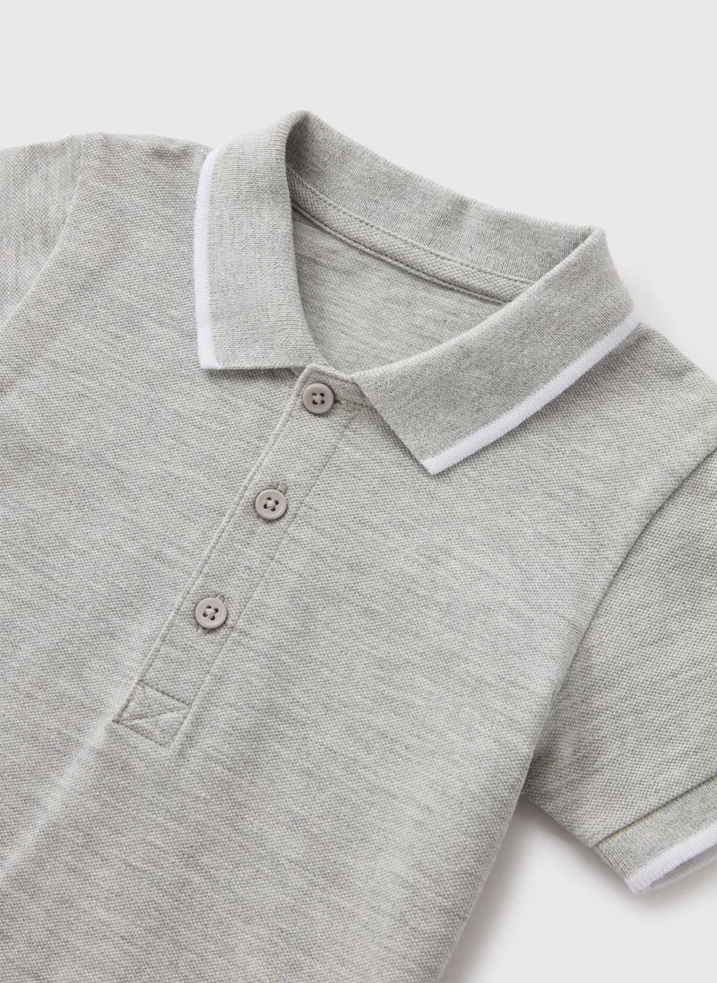 Matalan Boys Grey Polo Shirts