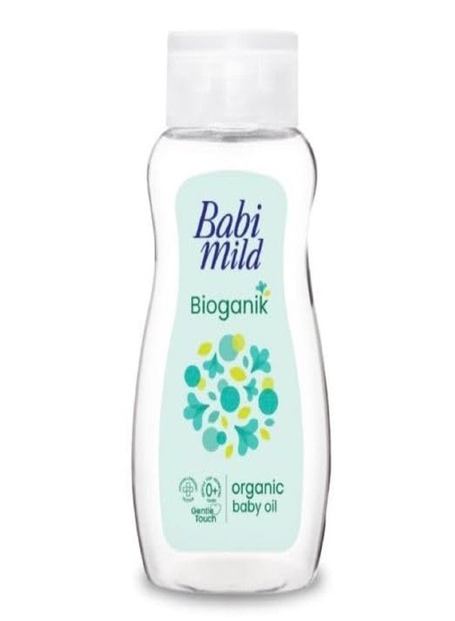 VIRAVIN HOUSEWARE Babi Mild Organic Baby Oil, Gentle Touch, 100% Organic, Suitable from 0+ Months, 100ml - Image 1