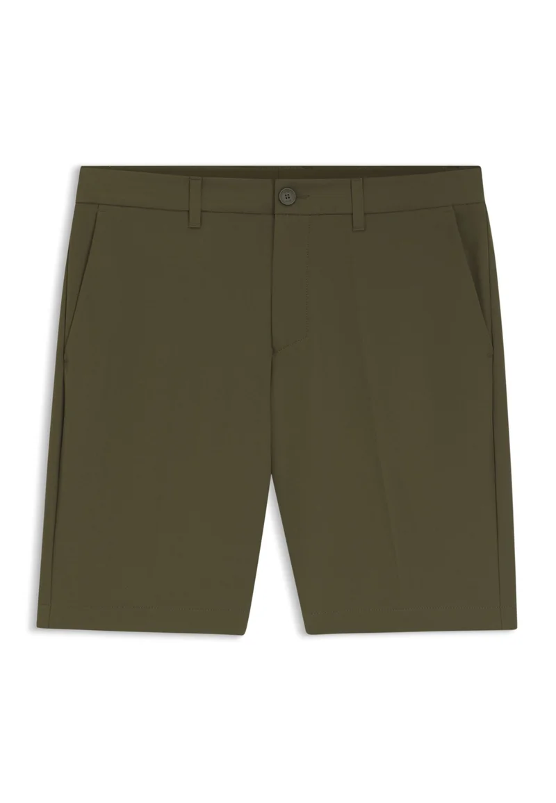 BOSS Open Green Slim-fit shorts in water-repellent stretch fabric for Men | Best Price UAE