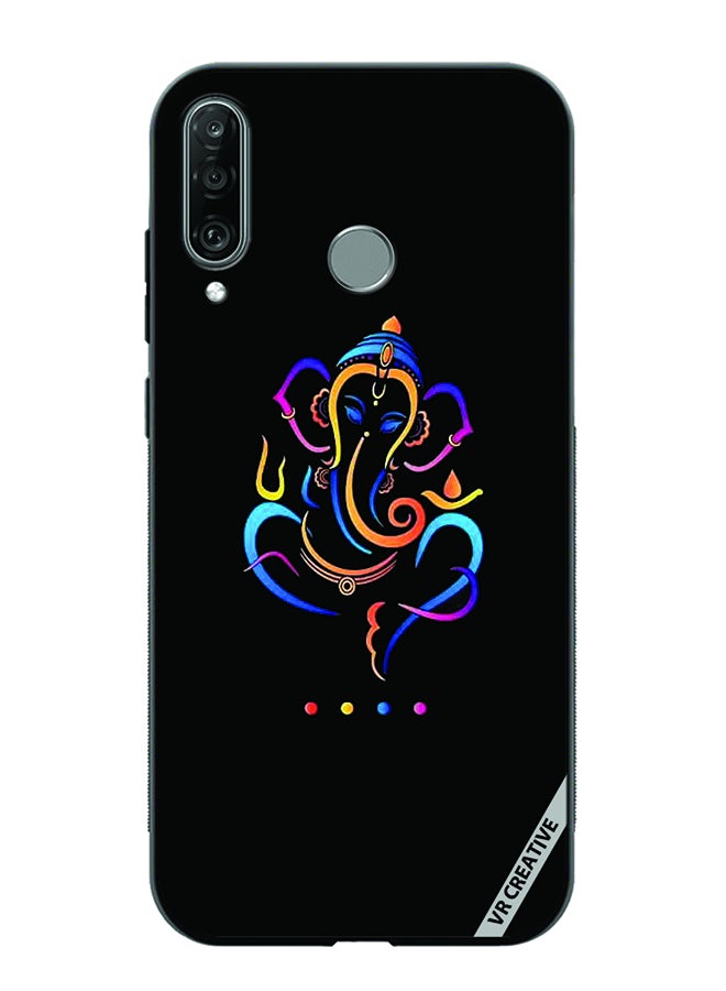 VR CREATIVE Protective Case Cover For Huawei P30 Lite Ganesh Ji Design Multicolour - Image 1