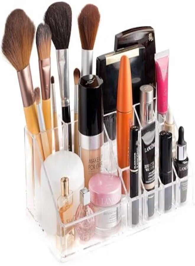 Shein Clear Makeup & Jewelry Organizer – 16 Slots with 4 Drawers for Neat and Easy Storage - Image 3