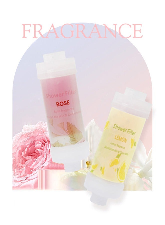 Sthxyfaith Shower Filter,Fragrance Shower Filters,Shower Filters with Aroma Therapy,Vitamin C Shower Filter,Soften Hard Water,Chlorine & Flouride Removal,Skin & Hair Care (Lemon) - Image 3