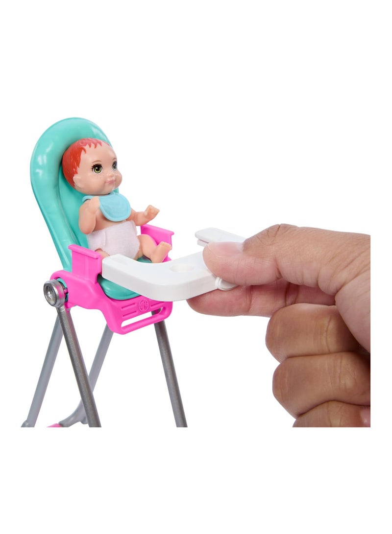 Barbie Barbie Skipper Floral Dress and Baby - Image 3