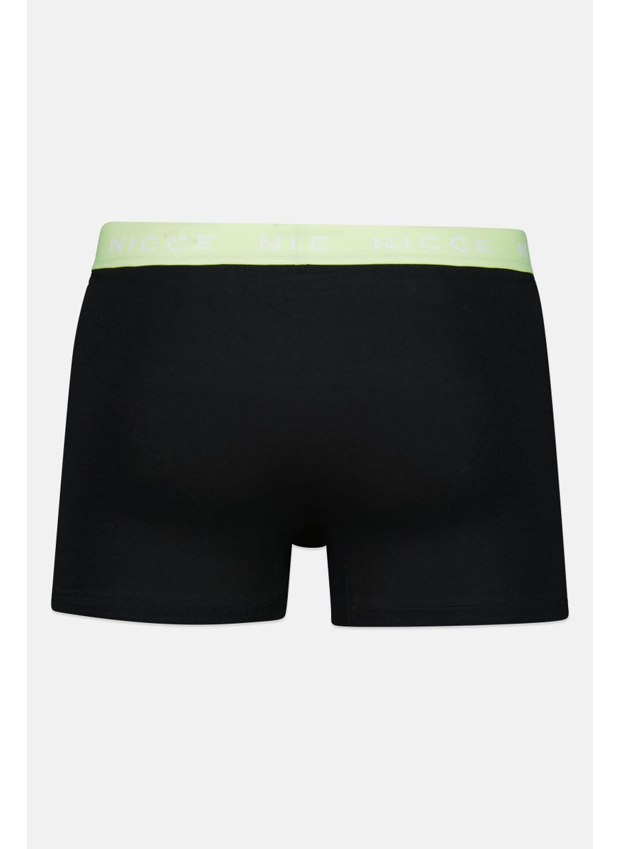 Nicce - Men 3 Pieces Brand Logo Boxer Briefs, Black - Image 1