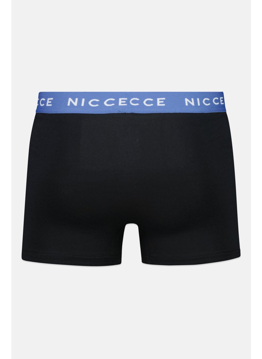 Nicce - Men 3 Pieces Brand Logo Boxer Briefs, Black - Image 1
