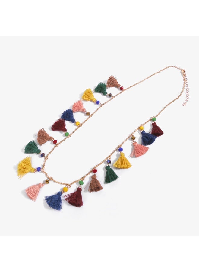 NIBEMINENT Phone Charm/ Chain Strap for Women Girls, Handcrafted Wooden Bead Silicone Cell Phone Case Lanyard Wrist Strap,N70151/Deep Color