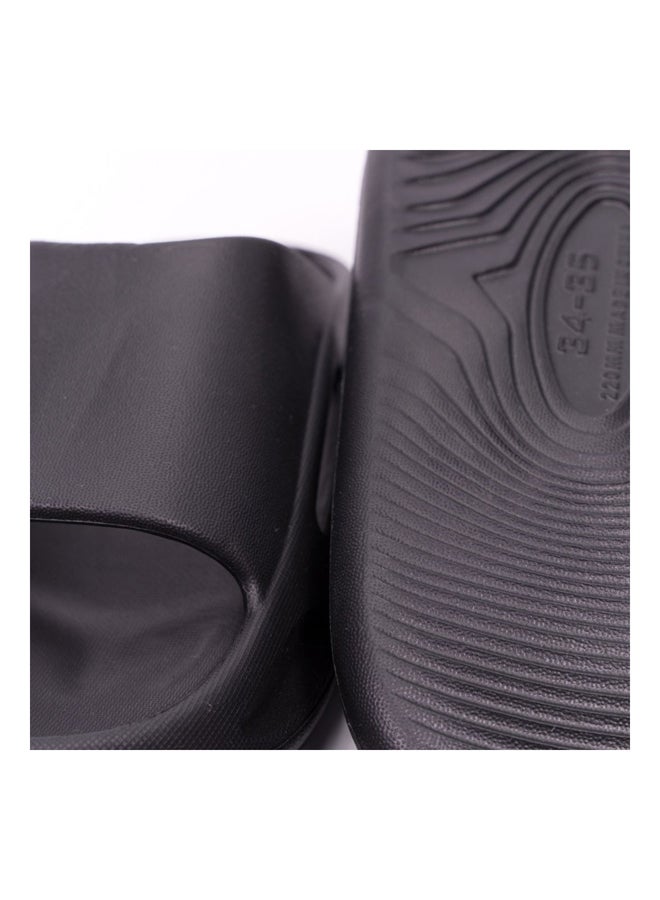 CUBS Kids Pillow Slipper High Platofm Black - Image 2