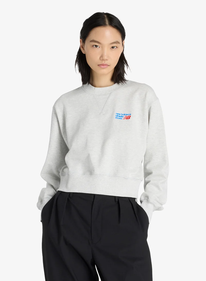 Athletics Premium Logo Relaxed Sweatshirt