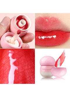 LANGMANNI Pudding Glow Lip Balm, Velvet-Smooth Lip Gloss For Nourished, Glowing Lips, Hydrating, Non-Sticky Glossy Tinted Lip Balm Makeup  - Image 3