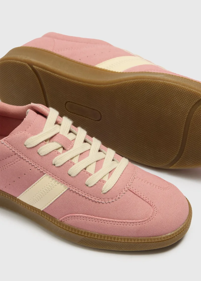 ماتلان Blush Pink Retro Trainers