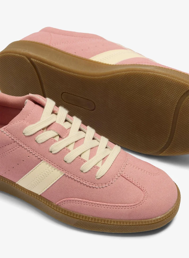 Matalan Blush Pink Retro Trainers