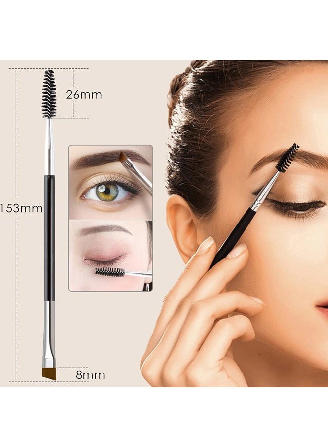 KingMas 9 in 1 Eyebrow Kit, Face Razors, Facial Trimmer Shaver, Eyelash Comb, Angled Brush, Grooming Scissors, Tweezers for Women - Image 2