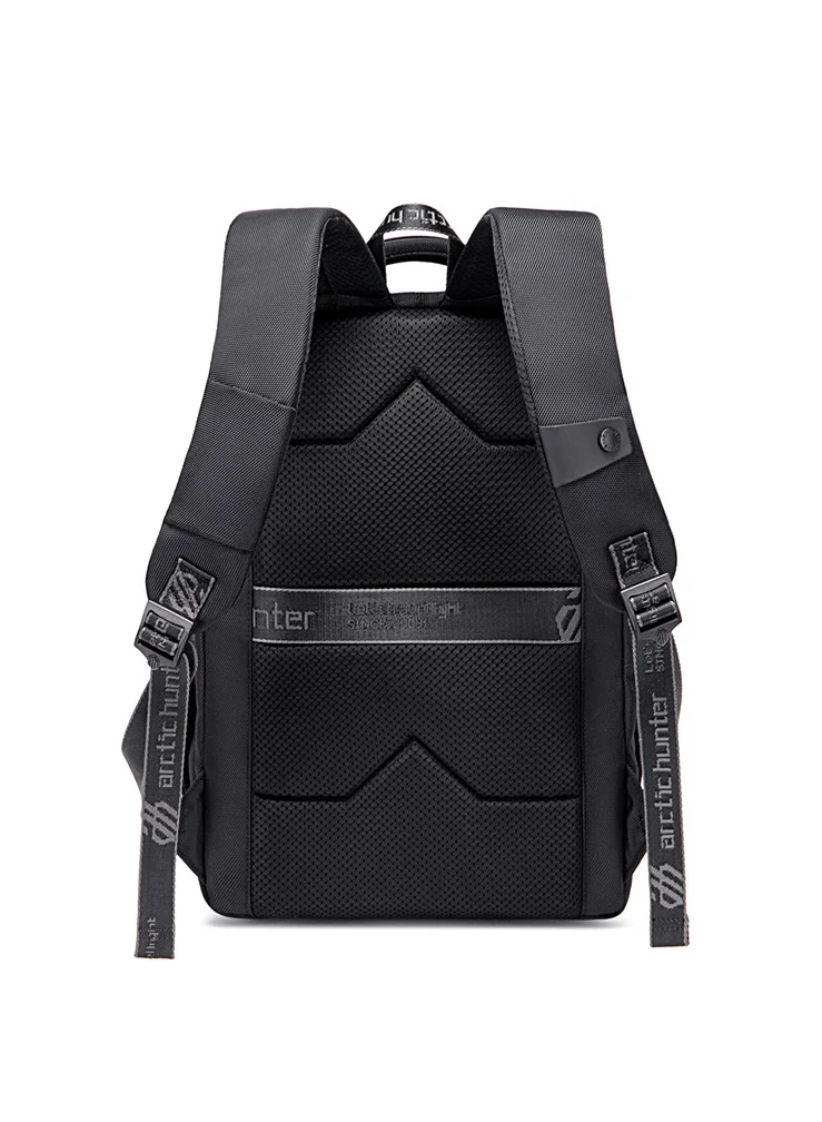ARCTIC HUNTER Classic Business Travel Backpack School Shoulder Book Laptop Bag with Laptop Compartment for Men and Women B00498 Black