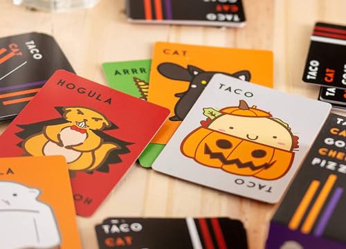 Dolphin Hat Games Taco Cat Goat Cheese Pizza Halloween Edition Wildly Spooky Card Game for Family Game Night Easy to Play 15 Minute Rounds Fun for Kids Teens Adults and Families 28 Players - Image 5