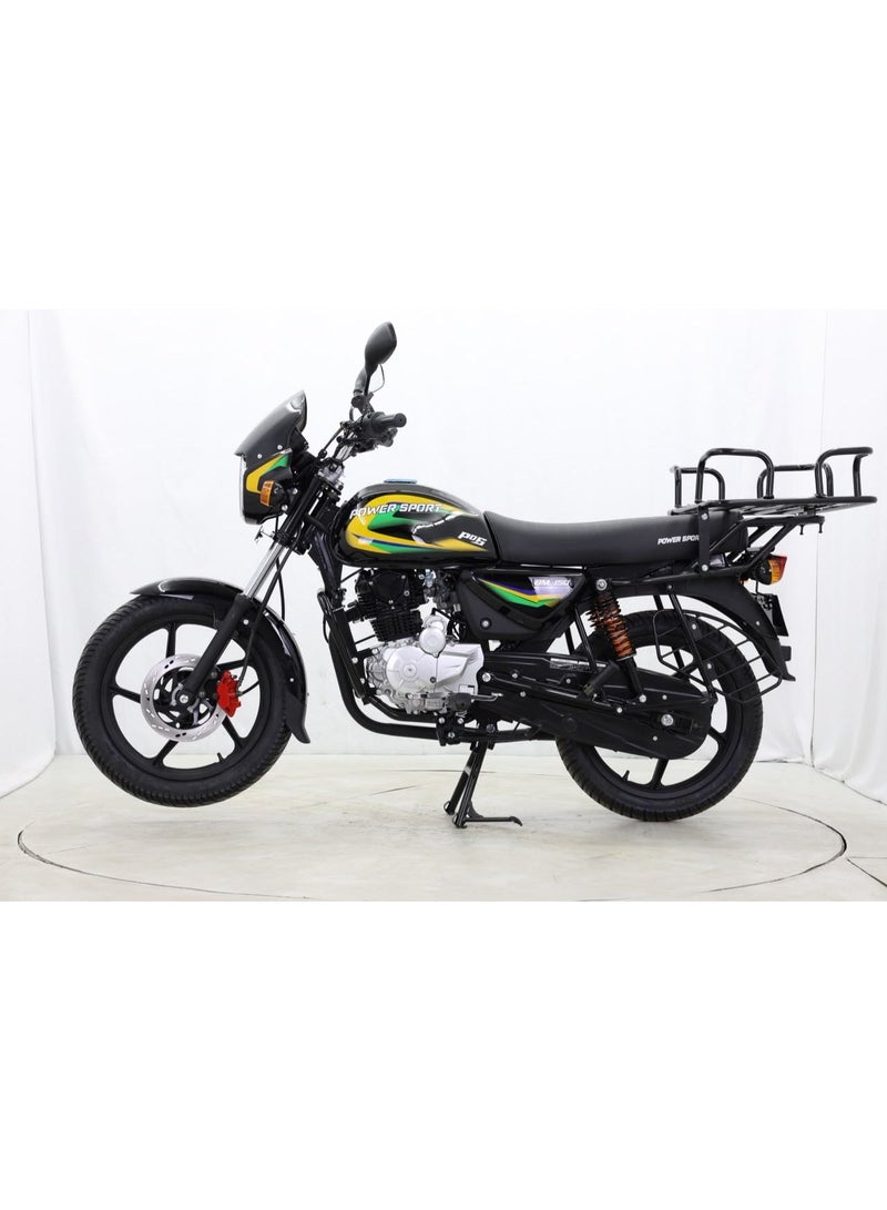 Power Sport Boxer Powersport BM150cc 2026 Motorcycle, Black with Yellow Accents - Image 2