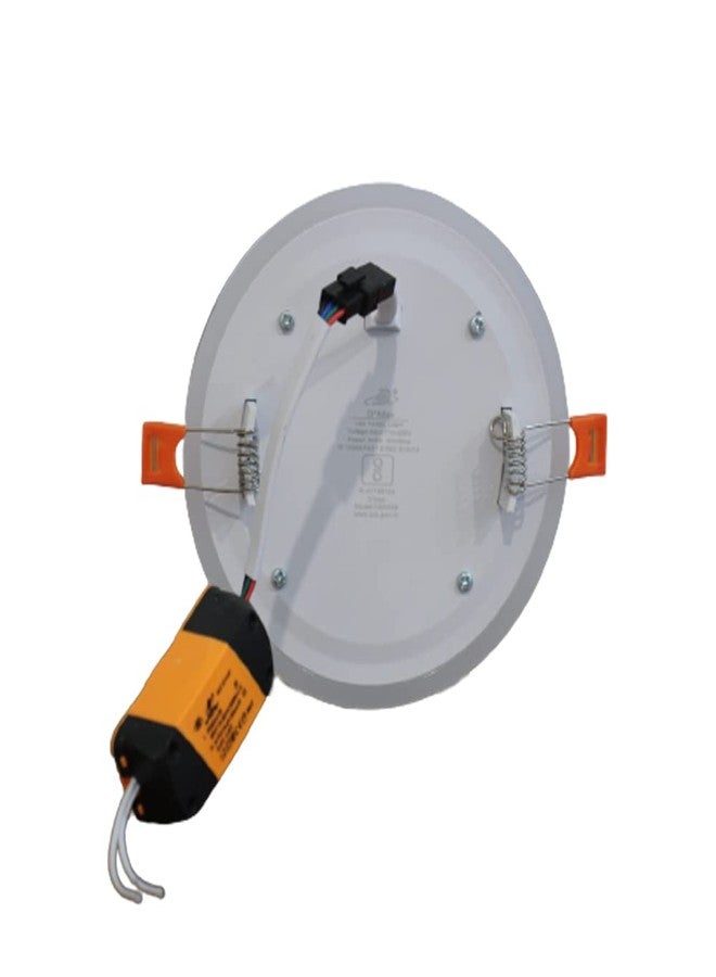 D'Mak 9W LED Side Pink Round Panel Light Ceiling 3D Effect Lighting (Double Color) (Pack of 01) (Cutting Size : 4 x 4 inch) - Image 5