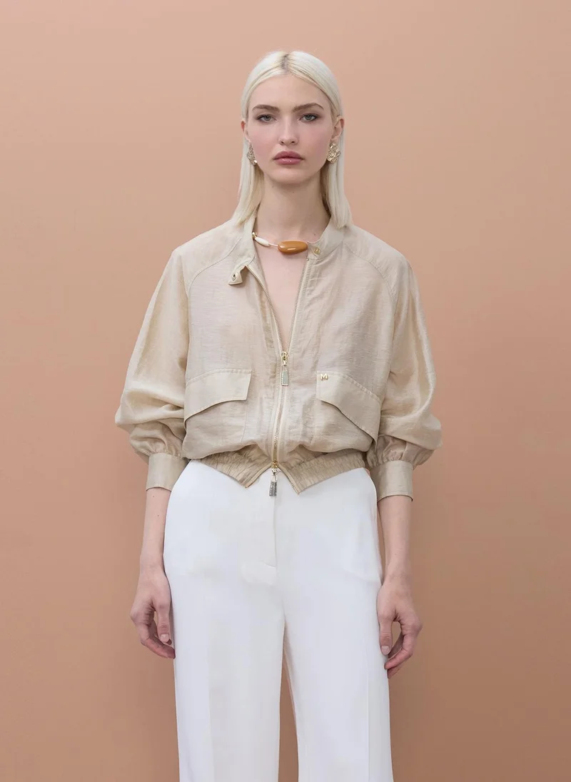Lola Casademunt Bomber Jacket with Raglan Sleeves