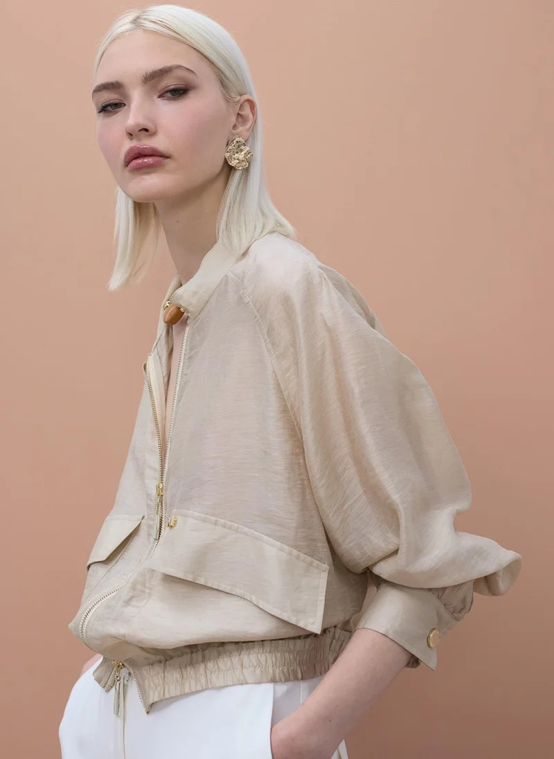 Lola Casademunt Bomber Jacket with Raglan Sleeves