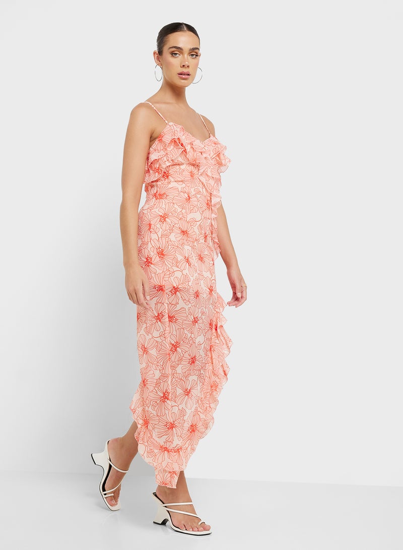 Ginger Floral Ruffle Dress - Image 4