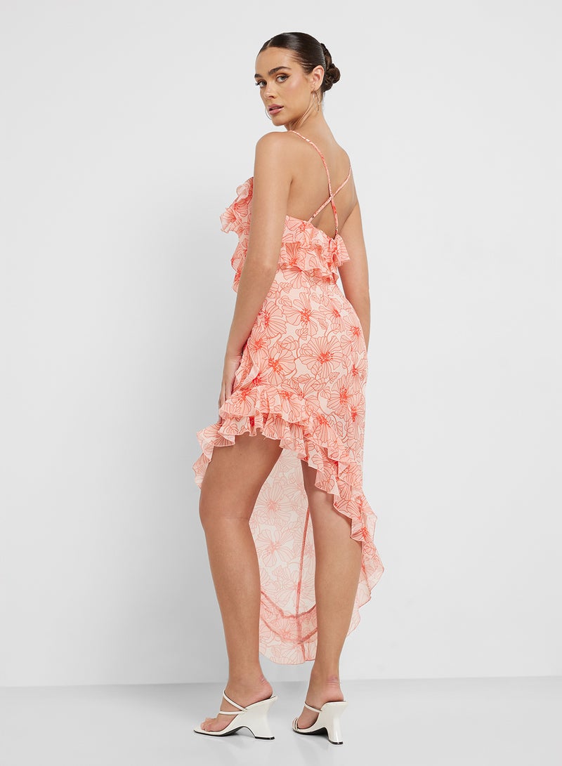 Ginger Floral Ruffle Dress - Image 2