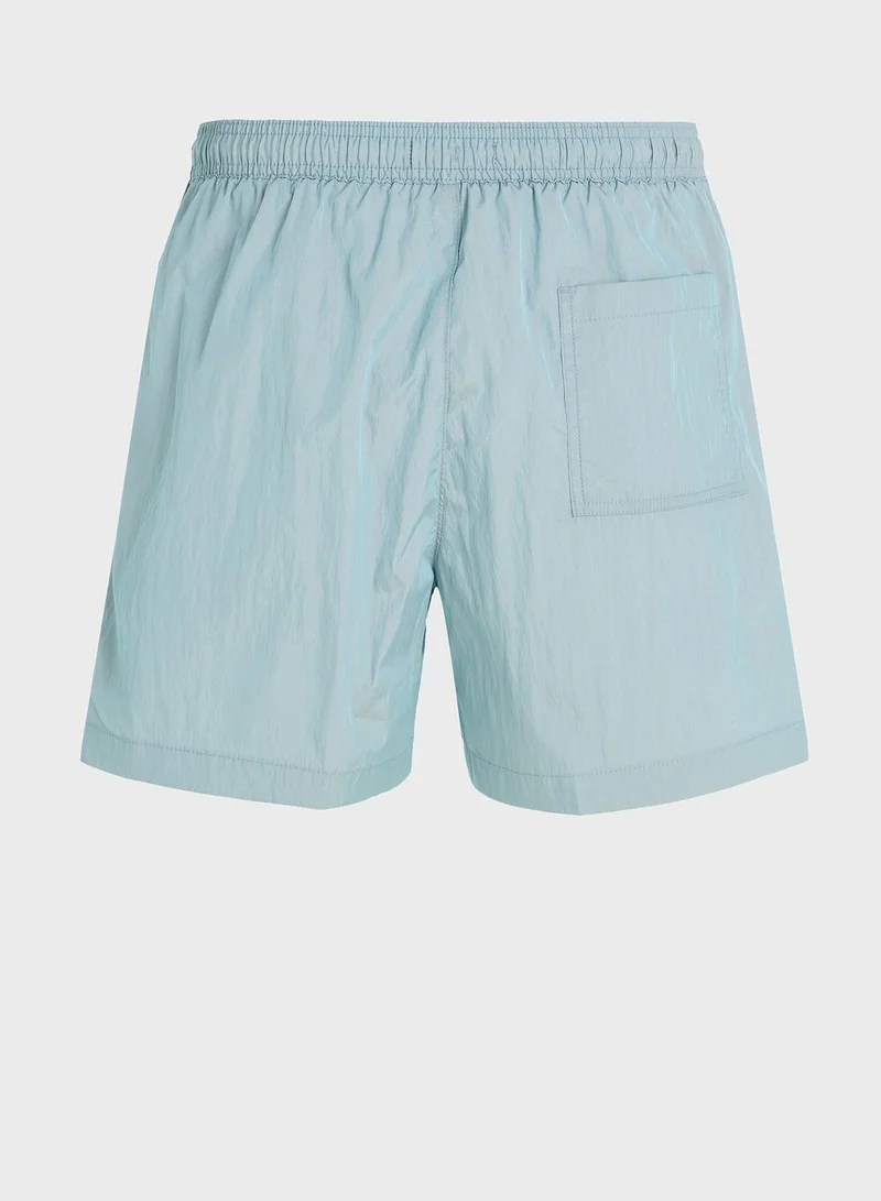 CALVIN KLEIN Logo Drawstring Swim Shorts