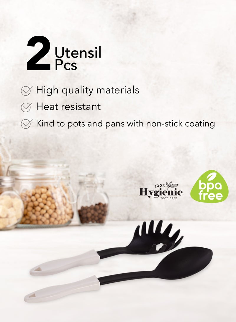 Grandi 7 Piece Non-Stick Cookware Set Aluminum Pots And Pans Non-Stick Surface Bakelite Handle Stainless Steel Lids PFOA Free grey and black Granite 24+24+18 cm - Image 5