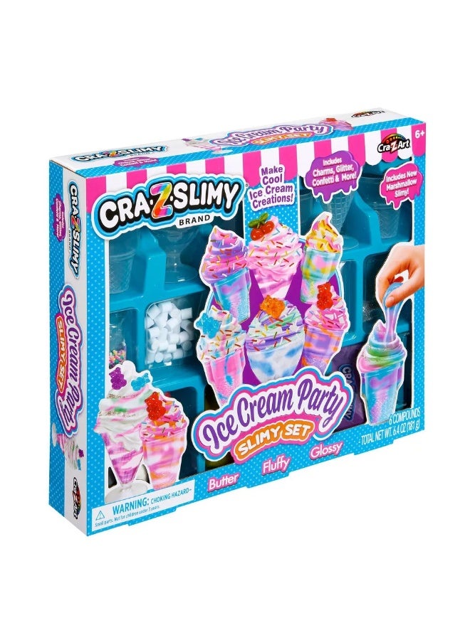 Cra-Z-Slimy Ice Cream Party Slime Set CA-60508 - Image 3