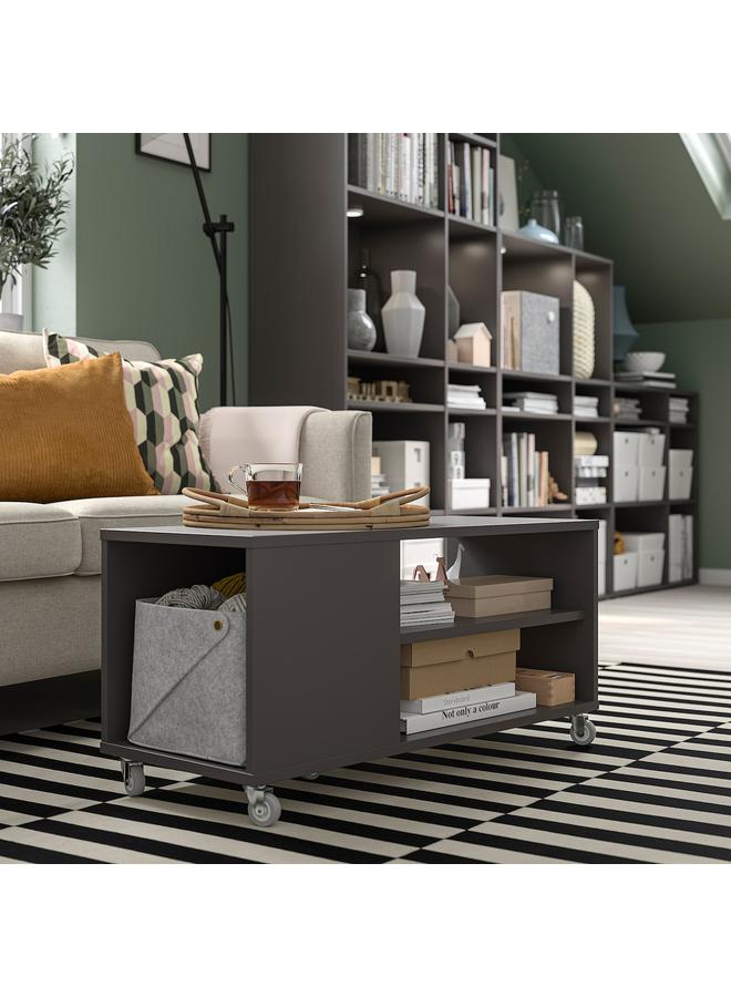 Zaboon Coffee table, dark grey, 91x37 cm - Image 2