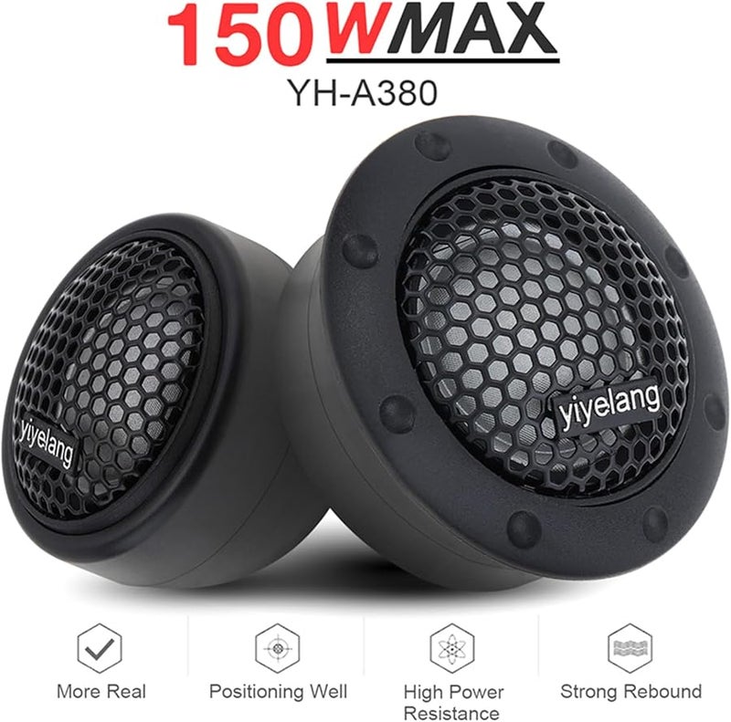 YHA380 150W Super Power Dome Tweeter Coil Loudspeaker Clear Sound ABS Material Easy Installation Car Accessory - Image 3