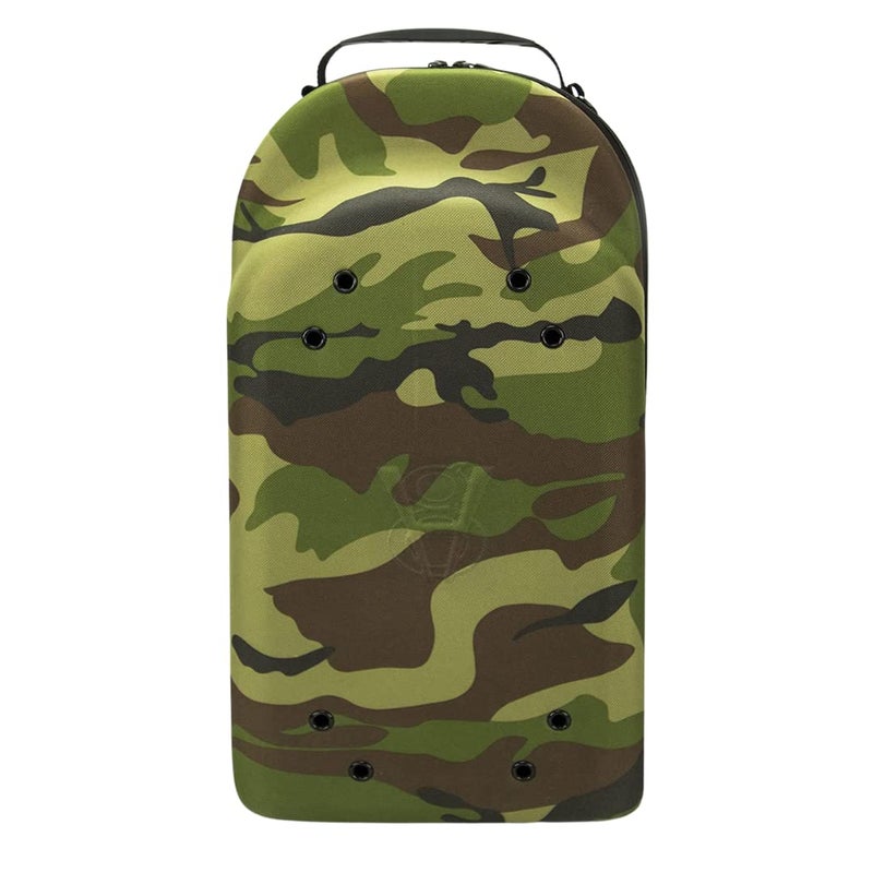Homiegear 12 Hat Case Brand Carrier Case 12 Hats for All Caps Snap Back Fitted Camo