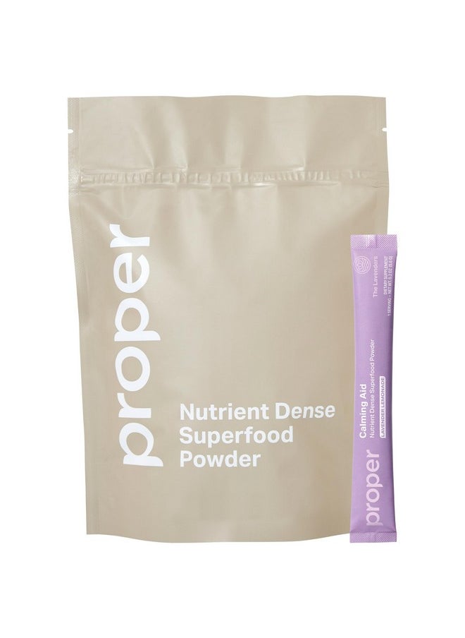 PROPER Proper, The Lavenders Calming Aid. Sleep and Relaxation Drink Mix. GABA L-Theanine Supplement with Magnesium, Lavender, Lemon Balm, and Ashwagandha. Natural Calm Stress Support Supplements  - Image 1