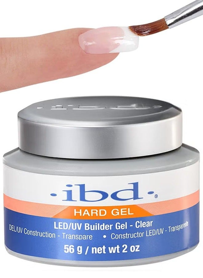Ibd Hand Gel 56g, Nail LED/UV Builder Gel for Manicure, Clear - Image 1