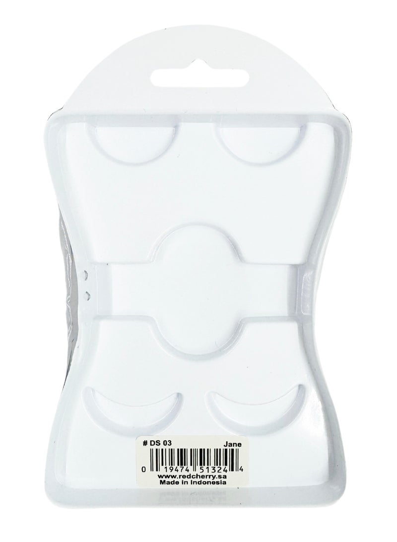 ريد تشيري رموش ريد شيري شعر طبيعي أسود 2 في 1 # DS 03 - Image 2