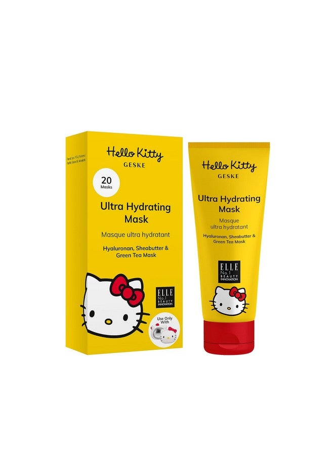 جيسكي زوج قناع الترطيب الفائق X Hello Kitty مع قناع Sonic Warm & Cool قناع الوجه المرطب والمرطب، مرطبات وكريمات نباتية للعناية اليومية، أفضل قناع للوجه