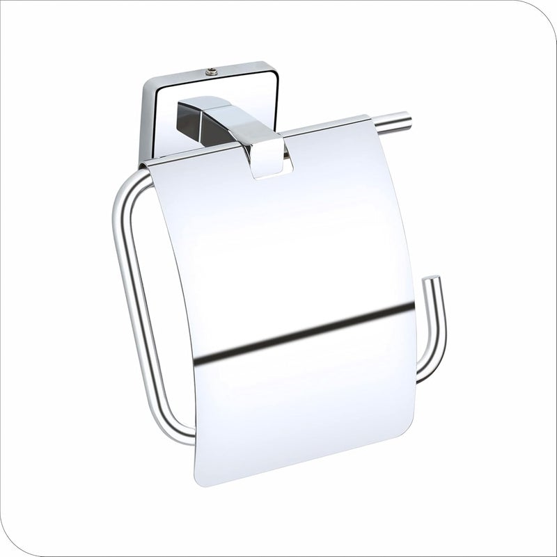 Mingle® Toilet Paper Holder for Bathroom Tissue Paper roll Holder Tissue Paper Hanger for Kitchen Bathroom Accessories (304 Stainless Steel. (2)