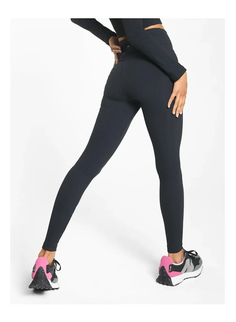 Koral Koral Exceed H.R. Rib Legging,  A2724Hr22-L-Blk