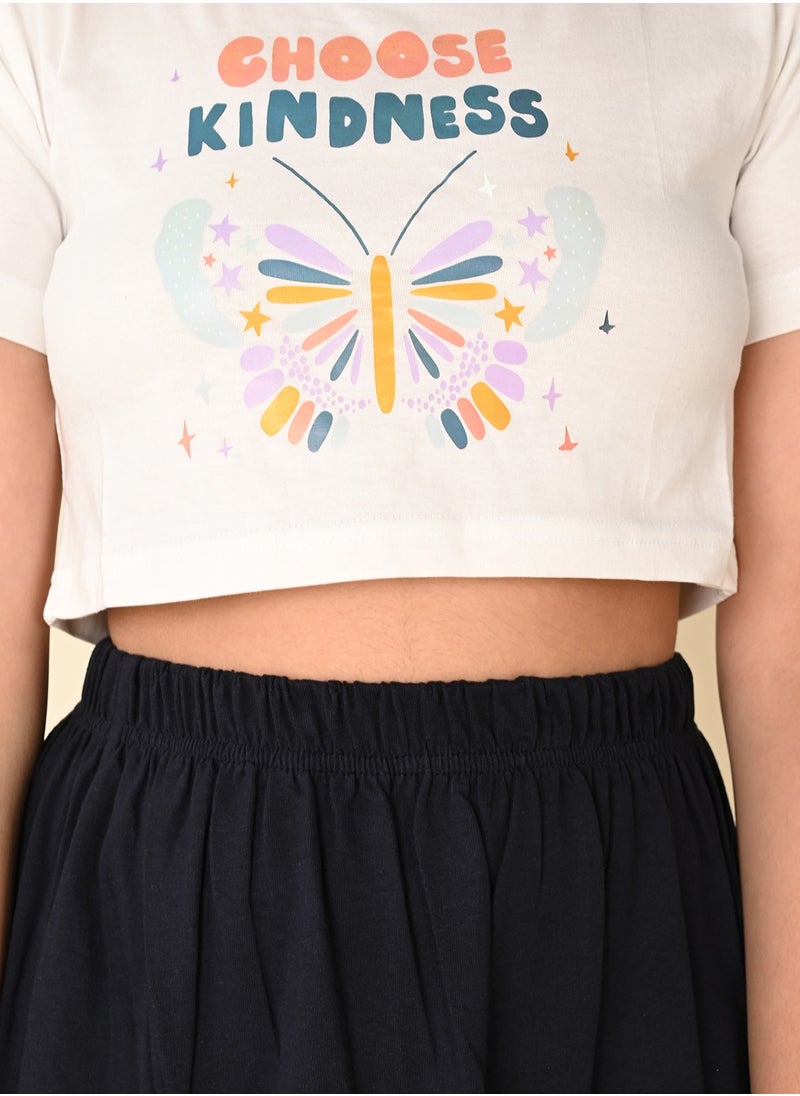 LILPICKS - White Black Girls Wear Clothing set - Image 1