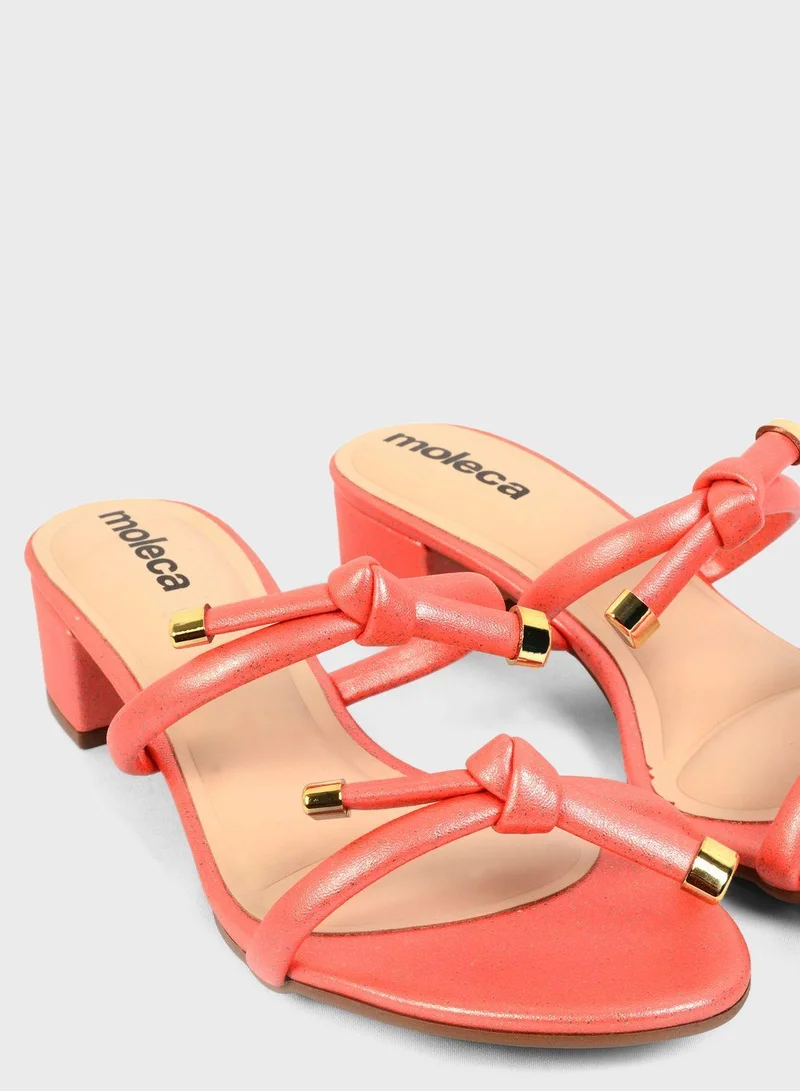 موليكا Fox Mid Strap Heel Sandal