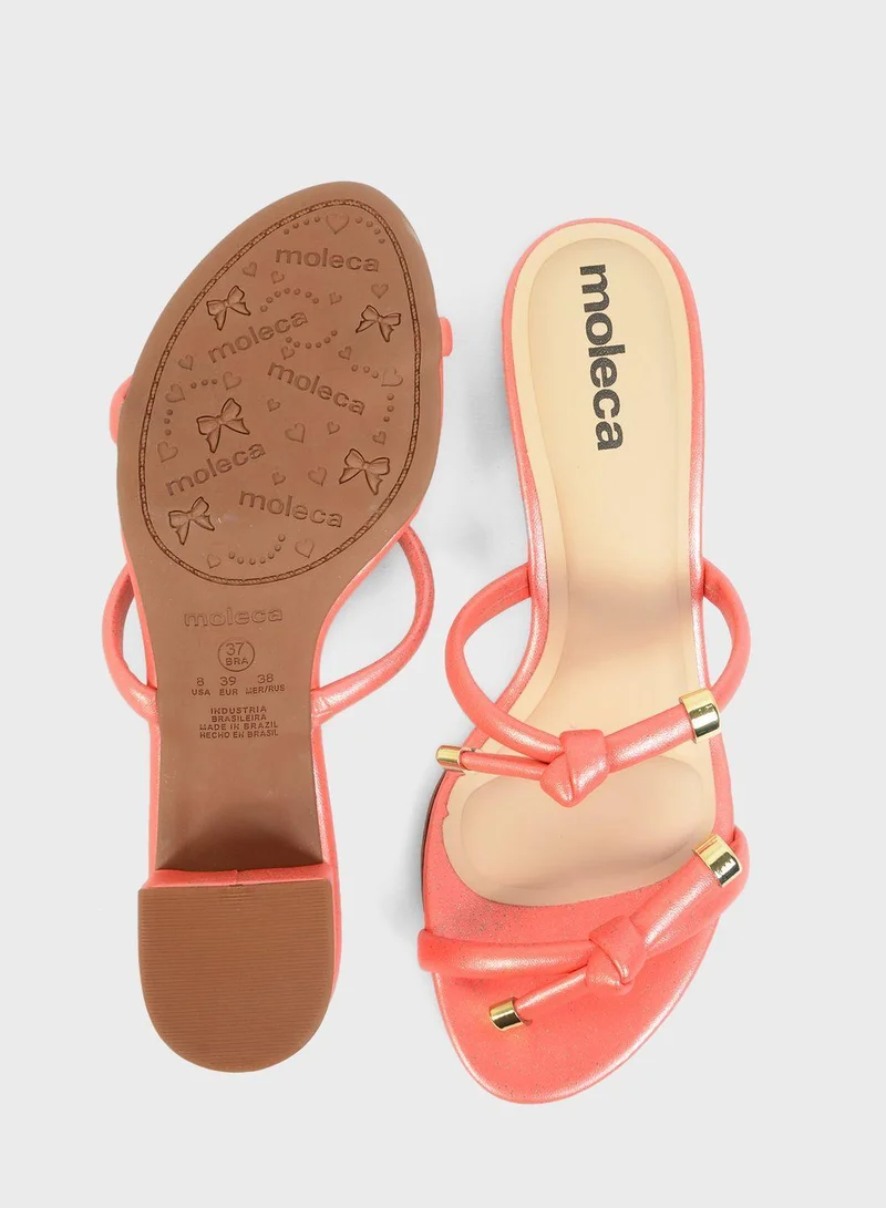 موليكا Fox Mid Strap Heel Sandal