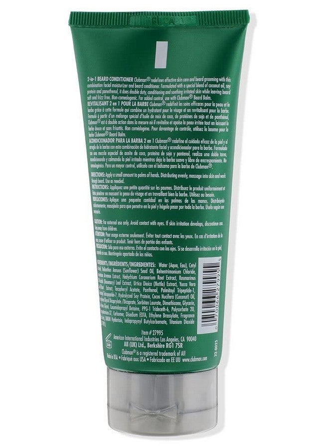 Clubman Lubman Beard 2In1 Conditioner 3Oz Tube (6 Pack) - Image 3