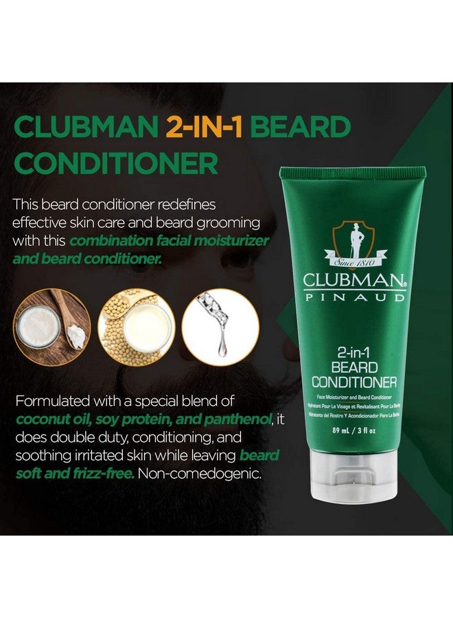 Clubman Lubman Beard 2In1 Conditioner 3Oz Tube (6 Pack) - Image 4