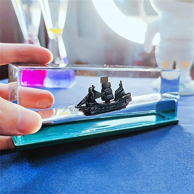 MOHAK Moving Titanic Liquid Wave Cruise Ship, Liquid Wave Cruise Ship Decoration, Nautical Showpiece for Home Decor - Image 3